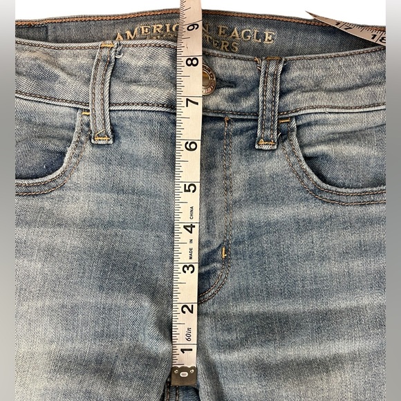 American Eagle Outfitters super super stretch, midrise skinny jegging Size 6 S - Picture 3 of 7